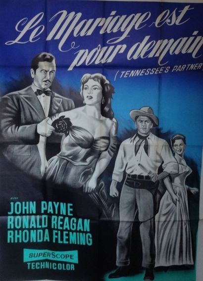 RONALD REAGAN LE MARIAGE EST POUR DEMAIN.Film avec John Payne Richier-Laugier imprimeurs...