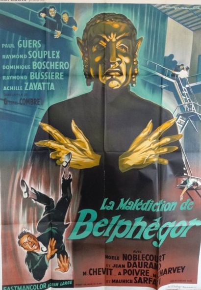 SOUBIE (illustrateur) LA MALÉDICTION DE BELPHÉGOR.Film de Georges Combret avec Paul...