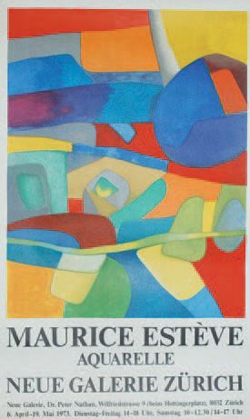 ESTEVE MAURICE (1904-2001) 
NEUE GALERIE ZüRICH. 1973
Mourlot (copyright) - 89 x...