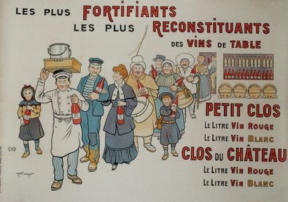 CHAPERON Eugène 
PETIT CLOS-CLOS DU CHÂTEAU."LES PLUS FORTIFIANTS DES VINS DE TABLE"
La...