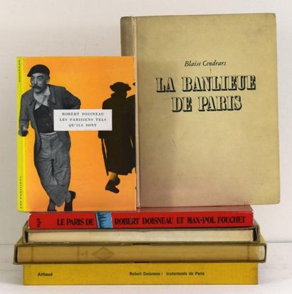 Robert Doisneau 6 VOLUMES - LA BANLIEUE DE PARIS, 1949. Edition Seghers, 1ère édition...