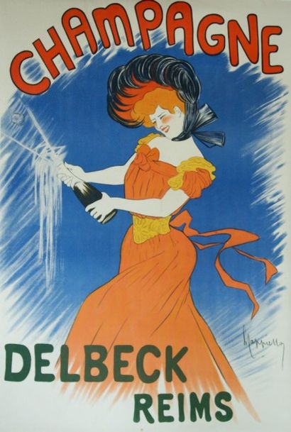 CAPPIELLO Leonetto (1875-1942)  CHAMPAGNE DELBECK. REIMS. 1902 Imprimerie Vercasson,...