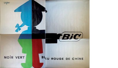 SAVIGNAC Raymond BIC."NOIR, VERT, BLEU, ROUGE DE CHINE". Vers 1965
Etablissements...