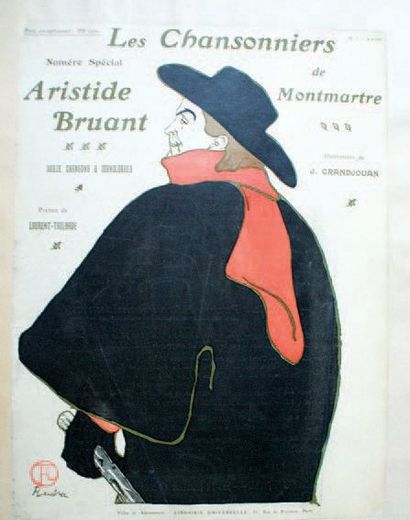 null LES CHANSONNIERS DE MONTMARTRE.1906
Couverture de la publication n° 1 consacré...