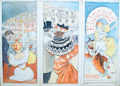 MEUNIER GEORGES ELDORADO. Programme du 17 novembre 1894
Imprimerie Chaix, Paris
27...