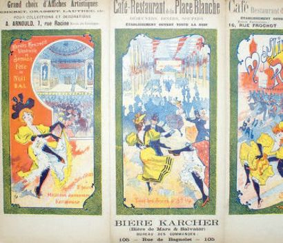 MISTI CAFÉ RESTAURANT de la PLACE BLANCHE
MOULIN ROUGE Programme du 27 novembre 1895
Imp.Rapide,...