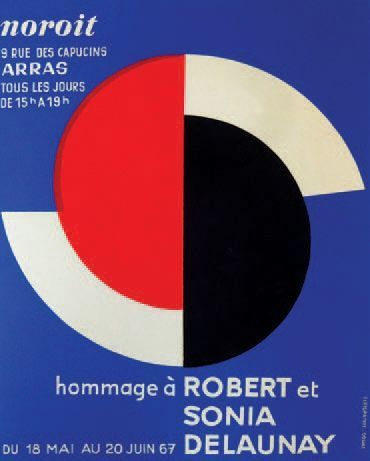 ROBERT ET SONIA DELAUNAY HOMMAGE. Mai Juin 1967
Sérigraphie Douai
48 x 37 cm
Entoilée,...