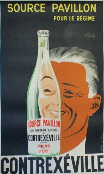 DON Jean CONTREXÉVILLE."EAU MINÉRALE NATURELLE". Vers 1928
Imprimerie Bedos & cie,...