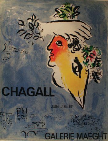 CHAGALL Marc (1887-1985) GALERIE MAEGHT.1964
Imprimerie Mourlot, Paris
70 x 55 cm
Non...