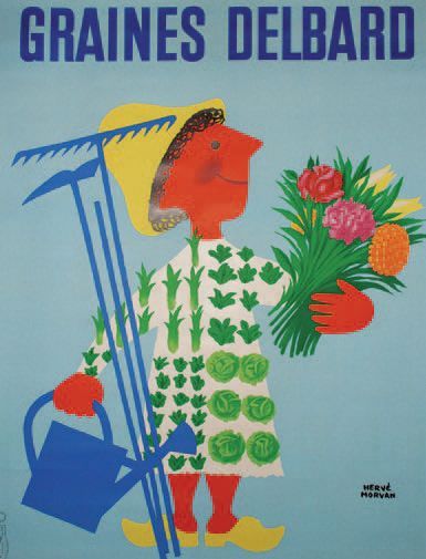 MORVAN HERVE GRAINES DELBARD. 1956
Ets de la Vasselais, Paris
155 x 115 cm
Non entoilée,...
