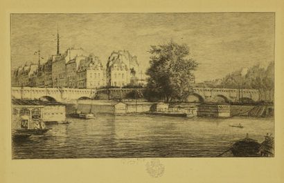 null Vues de Paris et Châteaux de France, lithographies, impressions, gravures, différentes...