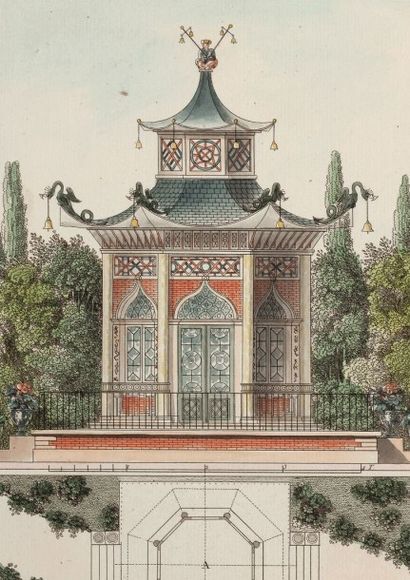 KRAFFT (J. Ch.) 
Plans des plus beaux jardins pittoresques de France, d'Angleterre...