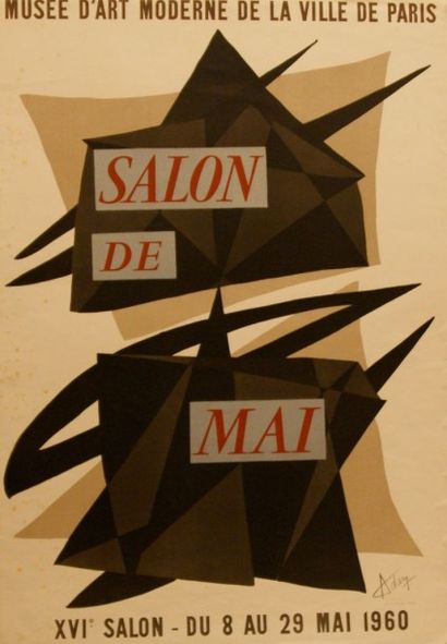 ADAM Henri-Georges (1904-1967) SALON DE MAI. Musée d’Art Moderne de la ville de Paris.1960...