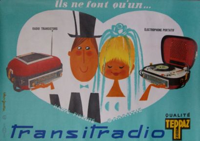 GAUTHIER Alain (né en 1939) TEPPAZ.”TRANSITRADIO”. Vers 1955Etablissements de La...