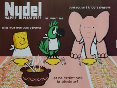 WIENE Alain NYDEL.”NAPPE PLASTIFIÉE” - Etablissements de La Vasselais, Paris - 34...