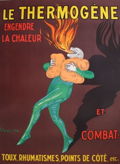 CAPPIELLO LEONETTO (1875-1942) LE THERMOGÈNE “Engendre la chaleur et combat toux,...