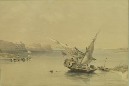 DAVID ROBERTS (1796- 1864) DAVID ROBERTS (1796- 1864) Egypte et Nubie lithographie...