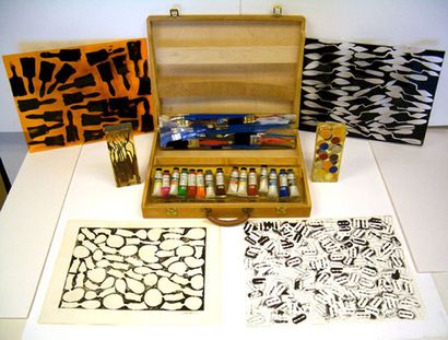 ARMAN (Armand Fernandez, dit, 1928-2005) « Paint Box, 1970 », Mallette de peintre...