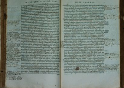 QUINTILIEN - Oratoris eloquentissimi, institutionum oratoriarum libri XII, singulari...