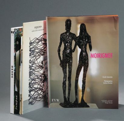 null Lot de 5 catalogues de sculpture - Takis, Iolas, 1964, - Pagès, Galerie Maeght...