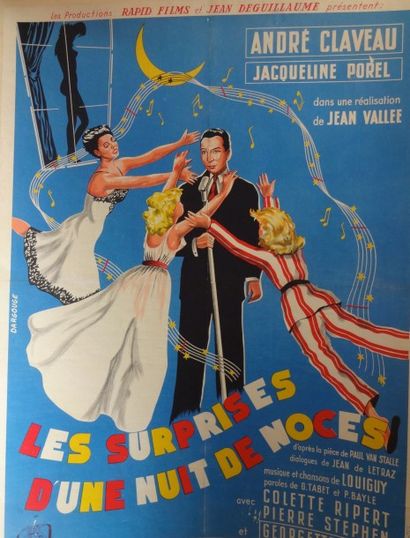 null LES SURPRISES D’UNE NUIT DE NOCES. Film de Jean Vallée.1951 Imp.Goossens - 80...