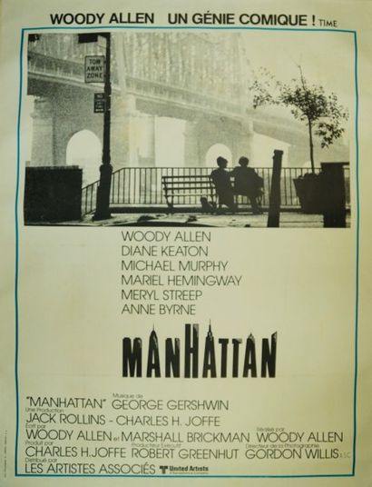 null MANHATTAN.Film de Woody Allen avec Diane Keaton, Michael Murphy et Meryl Streep.1979...