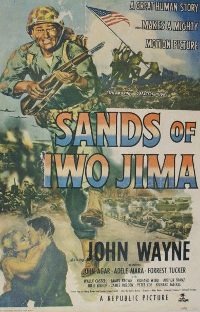 null SANDS OF IWO JIMA.Film avec John Wayne. Portal publications San Salito (copyright,...