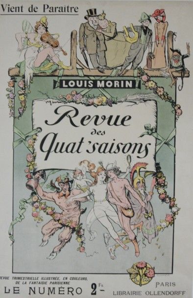 null REVUE DES QUAT’SAISONS.”Revue trimestrielle illustrée de la fantaisie Parisienne”....