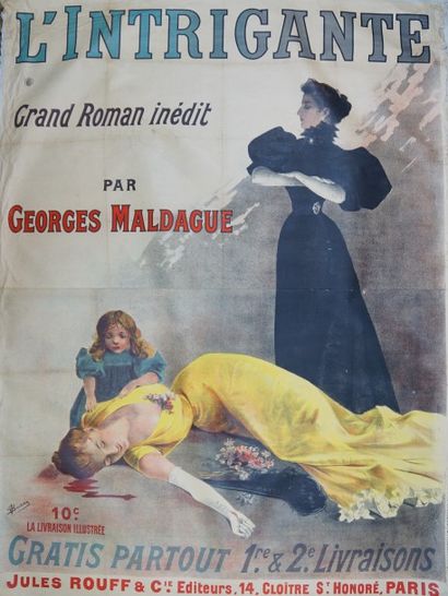 BOUHINO ? L’INTRIGANTE.Grand roman inédit par Georges Maldague Imprimerie Champenois,...