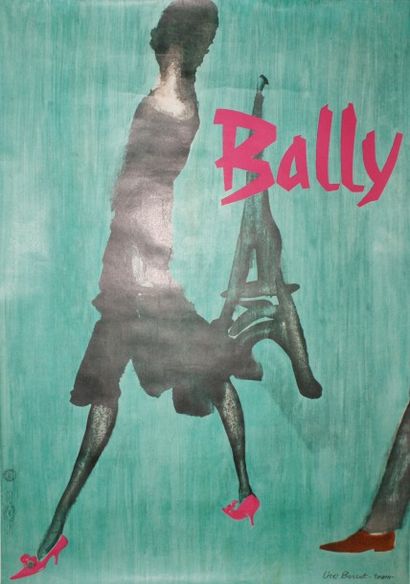 BERSET Lise Team BALLY. Etablissements de La Vasselais, Paris - 60 x 40 cm - Non...
