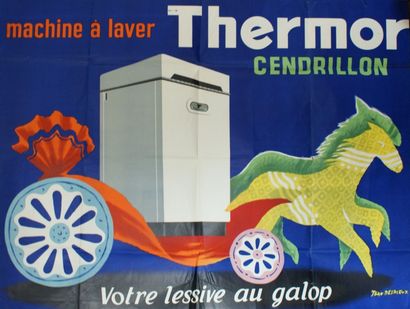 DESALEUX Jean Machine à laverTHERMOR.”Votre lessive au galop” Giraud Rivoire Editions...