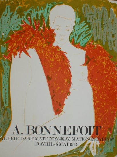 null (5 affiches) LAPICQUE (1972) - “CÉSAR.C” (1972) -”BONNEFOIT” (1972)- LAGRANGE”...