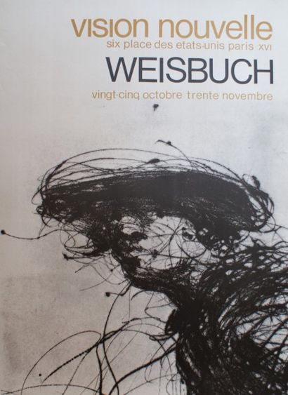 DIVERS (7 affiches) “WEISBUCH” - “ANDRÉ BEAUDIN” (1973)- “VERA FABRE”(1971) - “CHRISTINO...