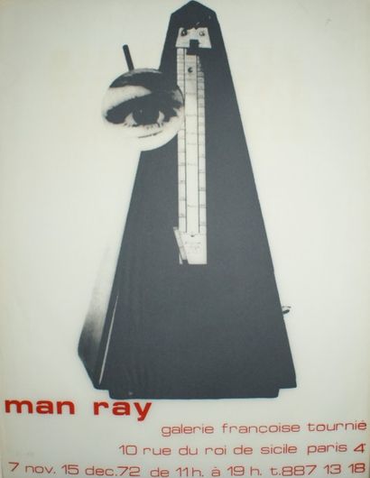 MAN RAY (1890-1976) GALERIE FRANçOISE TOURNIÉ.7 nov-15 déc. 72 Editions Empreinte...