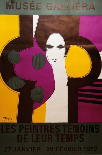 MINAUX André (1923-1986) (7 affiches) MUSÉE GALLIÉRA- LES PEINTRES TÉMOINS DE LEUR...