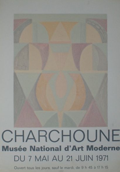 DIVERS MUSÉE D’ART MODERNE CHARCHOUNE (1971) - HAYTER (1972) Imp.Mourlot , imp.du...