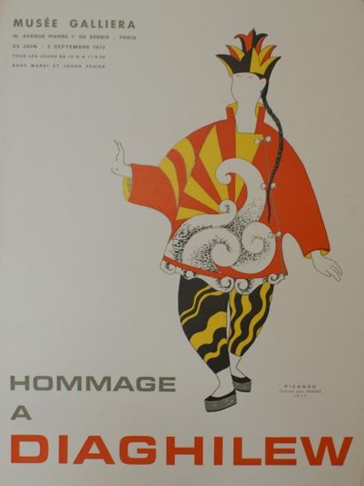 MUSÉE GALLIERA (2 affiches) MUSÉE GALLIERA (2 affiches) PICASSO.”Hommage à Diaghilew”...