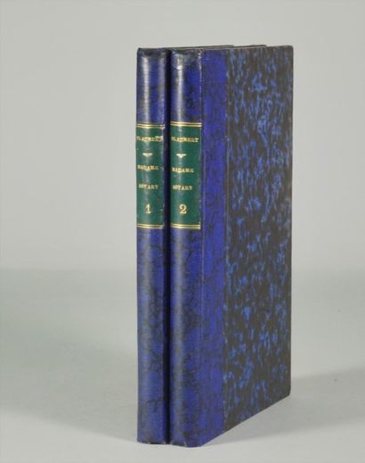FLAUBERT (Gustave) Madame Bovary. P. Lévy 1857. 2 vol. in-12 ; demi-percaline à la...
