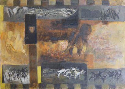 Véronique FREUND (1918-2012) Abstraction
Huile sur toile
Non signé
65 x 92,5 cm