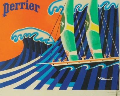 null PERRIER. "La vague"
Sur papier Arches - Signée et datée 81 en bas à droite,...