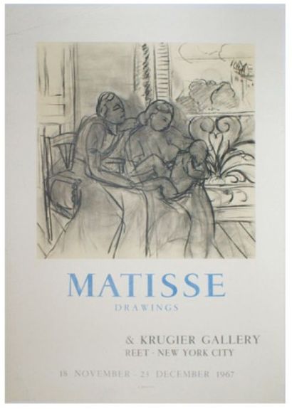 MATISSE Henri (1869-1954) Krugier Gallery. "MATISSE DRAWINGS". New york city, 1967
Mourlot...