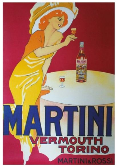 ANONYME MARTINI. "VERMOUTH TORINO"
Tipografia teatrale Torinese, Torino - 100 x 70...