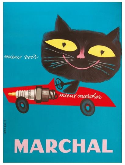 COLIN Jean (1881-1961) MARCHAL. "MIEUX MARCHER, MIEUX VOIR". Vers 1960
Imprimerie...