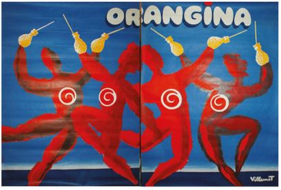 null ORANGINA. 1983
Imp. I. P. A, Champigny- Visées, Paris - 159 x 240 cm (2 feuilles)...