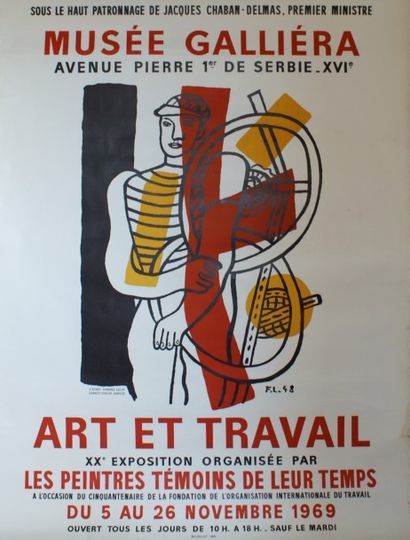 LEGER Fernand (d’après) MUSÉE GALLIÉRA.”ART ET TRAVAIL”.LES PEINTRES TÉMOINS DE LEUR...
