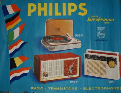 ANONYME PHILIPS SÉRIE EURO FRANCE.Radio-Transistors-Eléctrophone.’C’EST PLUS SÛR...