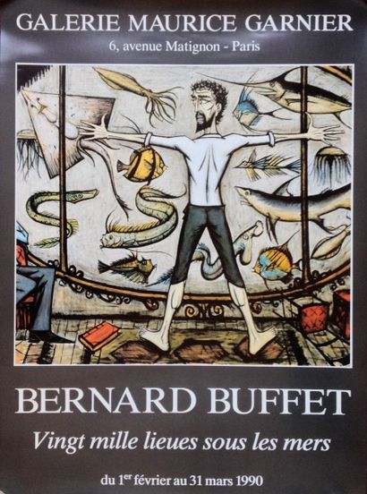 BUFFET Bernard (1928-1999) GALERIE MAURICE GARNIER. BERNARD BUFFET “VINGT MILLE LIEUES...