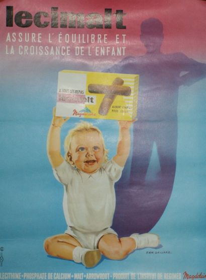 GAILLARD Emmanuel LECIMALT.”EQUILIBRE ET CROISSANCE DE L’ENFANT”.Vers 1955 Etablissements...