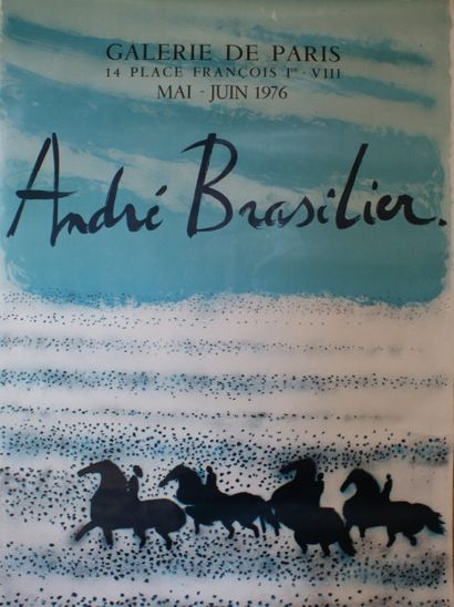 BRASILIER André (Né en 1929) GALERIE DE PARIS Mai-Juin 1976 Mourlot (copyright) -...