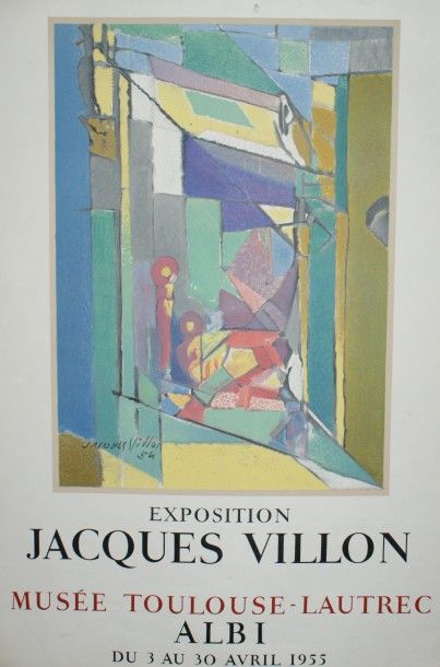 VILLON Jacques (1875 - 1963) MUSÉE TOULOUSE-LAUTREC.Albi, 1955 Mourlot - 70 x 50...